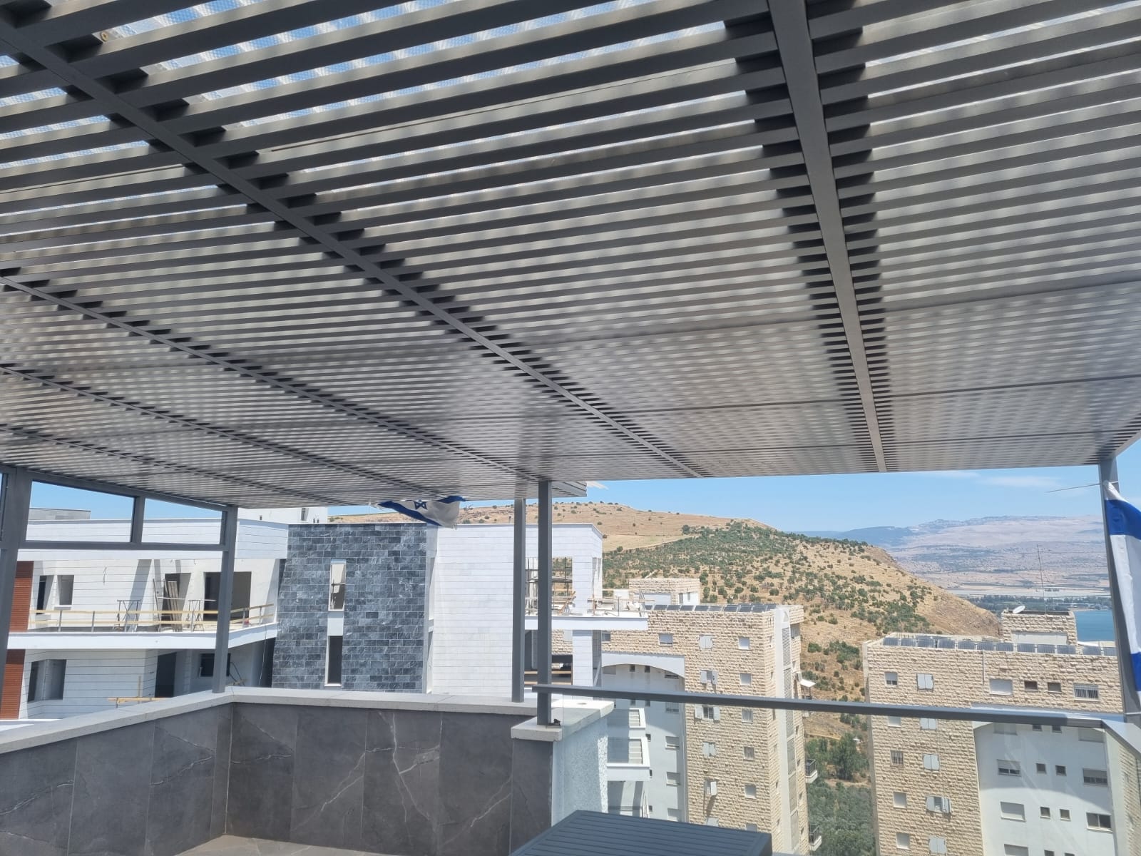 פרגולת אלומיניום